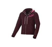 Macna District Chaqueta textil de moto para mujer, rojo, tamaño M