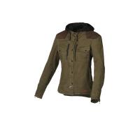 Chaqueta con capucha de Moto para Mujer Macna Inland Verde/MarrónS Verde,Marrón