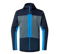 Chaqueta con capucha HAGLOFS ROC Flash Mid para hombre (azul tarn/azul acero)