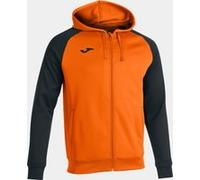 Joma Academy Iv Sudadera con capucha, Hombre, Naranja-negro, 3XL