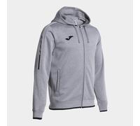 Chaqueta con Capucha Hombre Joma Olimpiada 103707 Confortable - Talla: M, Color: Gris Melange Negro