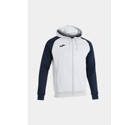 Joma Academy IV Sudadera con Capucha, Hombre, Blanco-Marino, XS