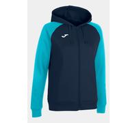 Chaqueta Con Capucha Joma Academy IV Marino Turquesa Flúor - Chaqueta Con Capucha Mujer MKP