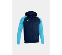Chaqueta Con Capucha Joma Academy IV Marino Turquesa Flúor - Chaqueta Con Capucha Niño MKP