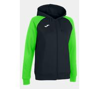 Chaqueta Con Capucha Joma Academy IV Negro Verde Flúor - Chaqueta Con Capucha Mujer MKP
