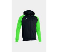 Joma Academy IV Sudadera con Capucha, Negro Verde Fluor, 4XS para Hombre