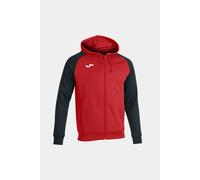 Chaqueta Con Capucha Joma Academy IV Rojo Negro - Chaqueta Con Capucha Niño MKP