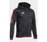 Joma OLIMPIADA Sudadera con Capucha, Negro/Rojo, XXL para Hombre