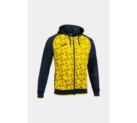 Chaqueta Con Capucha Joma Supernova III Marino Amarillo - Chaqueta Con Capucha Niño MKP