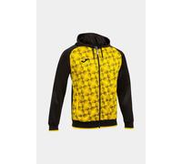 Chaqueta Con Capucha Joma Supernova III Negro Amarillo - Chaqueta Con Capucha Niño MKP