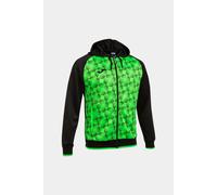 Chaqueta Con Capucha Joma Supernova III Negro Verde Flúor - Chaqueta Con Capucha Hombre MKP