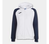 Joma Mujer Sudadera con Capucha, Blanco-Marino, XXL