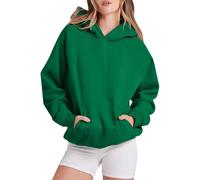 Chaqueta con Capucha para Mujer Ajuste Holgado Moda Suelto Baratas Sweatshirts Y2K de Gran Tamaño Sweatshirts with Pockets Sudaderas Cuello Redondo Tops Casuales Hoodie Streetwear Ropa Mujer 2025