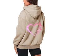 Chaqueta con Capucha para Mujer Cárdigan Casual Manga Larga Sudadera Bolsillo con Cremallera Baratas Sweatshirts Y2K Ajuste Holgado de Gran Tamaño Oversize Sportswear 2025 Nueva Ropa Otoño Loungewear