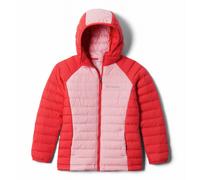Chaqueta con capucha para niña Columbia Powder Lite para niñas (Lirio rojo, rosa)