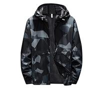 Chaqueta con capucha retráctil para hombre de talla grande, delgada, a prueba de viento, transpirable, matemáticas irregulares, chaqueta de aviador, Negro , XXL