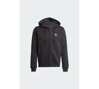 ADIDAS ORIGINALS Sudadera con cremallera 'Trefoil Essentials' negro / blanco M negro / blanco