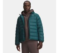 Chaqueta con capucha Under Armour Legend Down para hombre Arden Verde / Blanco S