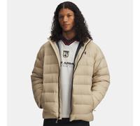 Chaqueta con capucha Under Armour Legend Down para hombre City Khaki / City Khaki / Negro XL