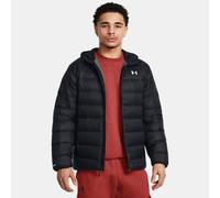 Chaqueta con capucha Under Armour Legend Down para hombre Negro / Negro / Blanco XL