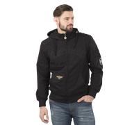 Chaqueta con capucha West Coast Choppers Choppers Por Vida Negra XL