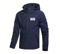 Chaqueta con Capucha y Cremallera para Hombre, Estilo Doctor Who, Sudadera de Manga Larga a la Moda, para Correr, Hacer Ejercicio, con Capucha extraíble,B-m