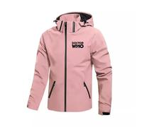 Chaqueta con Capucha y Cremallera para Hombre, Estilo Doctor Who, Sudadera de Manga Larga a la Moda, para Correr, Hacer Ejercicio, con Capucha extraíble,D-l