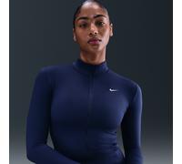 Chaqueta con cremallera completa Nike One Dri-FIT entallada - Mujer - Azul XXL (EU 52-54)