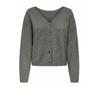 Chaqueta con cuello de pico, mangas largas Mujer Talla XS. Color Gris