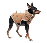 Chaqueta Con Puntas Para Perros Pequeños | Ropa Para Mascotas Ajustables - Chaqueta Protectora Arnés Para Perro Con Puntas Desmontables | Para Caminar Caza Sé