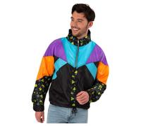 Chaqueta Cortavientos 80s 90s Accesorio de Disfraz Chándal Mujer Hombre