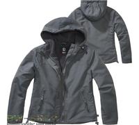 CHAQUETA CORTAVIENTOS BRANDIT CREMALLERA SEÑORA FORRADA CHAQUETA...
