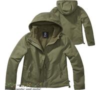 Brandit Chaqueta cortavientos Frontzip para mujer oliva XL