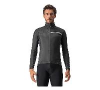 Chaqueta Cortavientos Castelli Squadra Stretch Negro Claro, Talla L