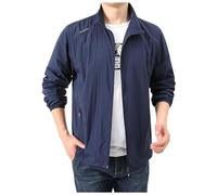Chaqueta Cortavientos Impermeable Ropa de Protección Solar Blazer Deportivo Color Sólido Cárdigan con Cremallera Ropa de Fitness Ligera y Transpirable con Bolsillos
