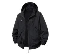 Chaqueta cortavientos ligera para hombre, ropa de verano para hombre, para parejas, chaqueta fina transpirable con capucha, para deportes al aire libre, manga larga, estilo cargo, para exteriores