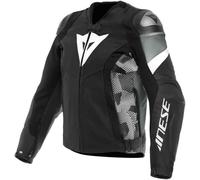 Chaqueta Dainese Avro 5 Combinada (Negro/Blanco/Gris) Talla: 50 Cuero
