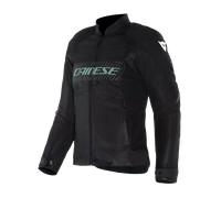 Chaqueta Dainese Herosphere Air Tex Chaqueta de moto de verano Negro Blanco Verd
