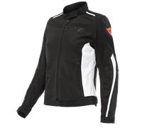 Dainese Hydraflux 2 Air Lady D-Dry Jacket, Chaqueta Moto Impermeable, Mujer, Negro/Negro/Blanco, 48