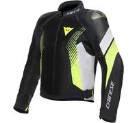 Chaqueta Dainese Super Rider 2 Absoluteshell Negro-blanco-amarillo fluor 54