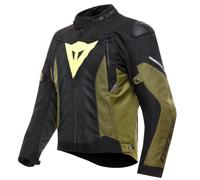 Chaqueta Moto D-DRY® Hombre Dainese SUPER SPRINT Black/Green/Fluo Yellow