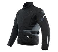 Dainese - Tempest 3 D-Dry, Chaqueta de moto Touring para Hombre, Impermeable, Forro Térmico Desmontable, Protectores de Hombros y Codos, Negro/Negro/Ébano, 58