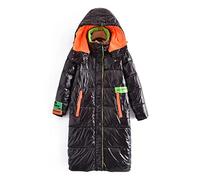 Chaqueta de abrigo de invierno para mujer, mediados de largo sobre la rodilla, para mujer, abrigo, con capucha, Parka B S