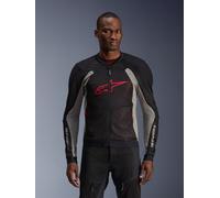 Alpinestars Troop-Air, chaqueta textil 3XL male Negro/Gris Claro/Rojo Claro