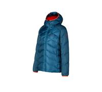 Chaqueta de alpinismo para mujer Bivouac Down Jkt W (Storm Blue/Cherry Tomato)
