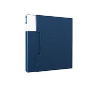 Chaqueta de archivo Carpeta A4 multicapa de 80 páginas, libro información con insertos transparentes, material oficina, carpeta for partituras Carpeta de archivos expandida(Blue)