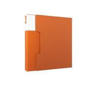 Chaqueta de archivo Carpeta A4 multicapa de 80 páginas, libro información con insertos transparentes, material oficina, carpeta for partituras Carpeta de archivos expandida(Orange)