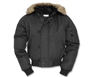 Chaqueta de aviador US N2B Basic negro, color Negro - negro, tamaño S