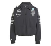 adidas Mujer MERCEDES - AMG PETRONAS FORMULA ONE TEAM TEAM JACKET WOMEN, Black/White, XS
