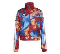 adidas Donna x Farm Rio House of Tiro Track Top, Light Blue/Tactile Red/Cream White, M